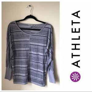 Athleta Loose Fit Batwing Lightweight LS Top, M